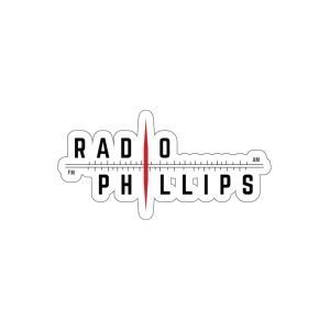 Radio Phillips Cut Sticker